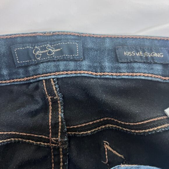 Jessica Simpson Kiss Me Jegging Women’s Jeans Size 32 Regular Dark Wash Stretch - Picture 4 of 6